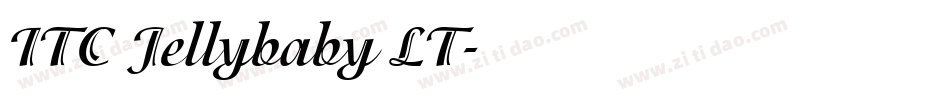 ITC Jellybaby LT字体转换
